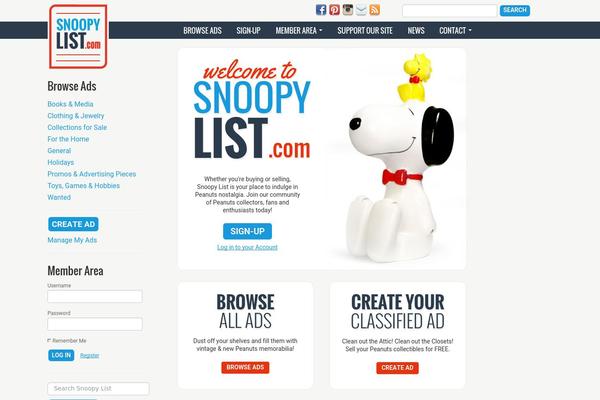 snoopylist.com site used Retlehs-roots-90138a4