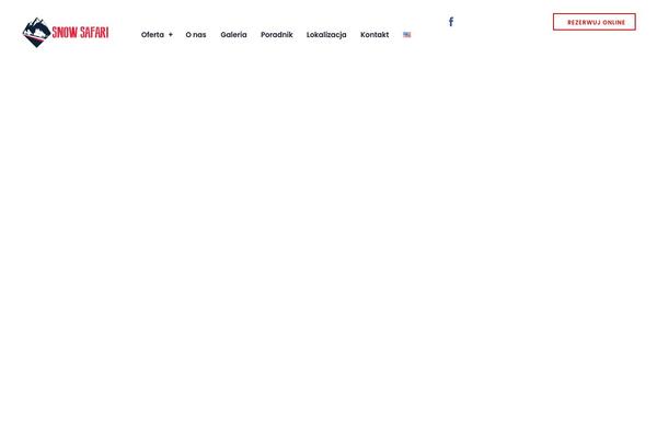 Snow-club theme site design template sample