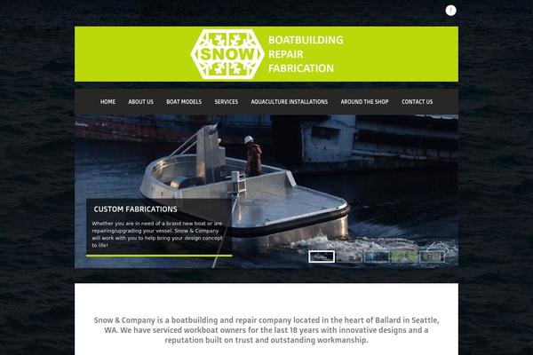snowboatbuilding.com site used Theron PRO