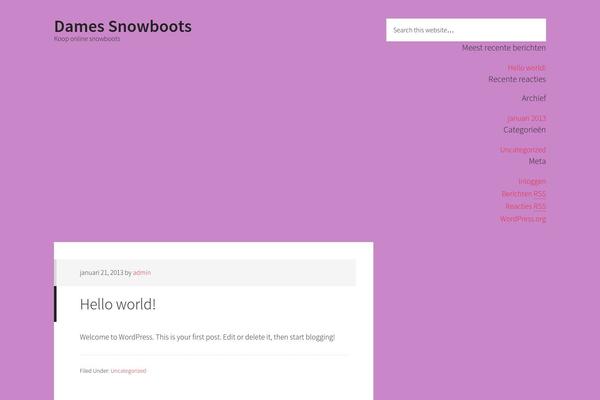 Generate Pro theme site design template sample