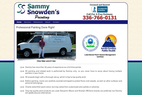 Smallbiz theme site design template sample