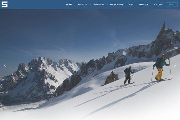 Site using Parallax Scroll plugin