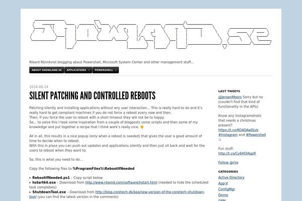 Blaskan theme site design template sample