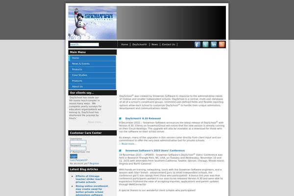 snowmansoftware.com site used Cldefault