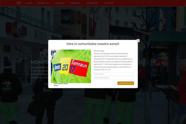 Site using Yith-newsletter-popup plugin