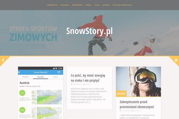 Alizee theme site design template sample