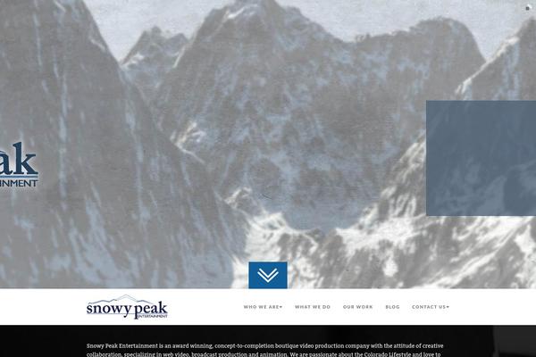 Nonus theme site design template sample