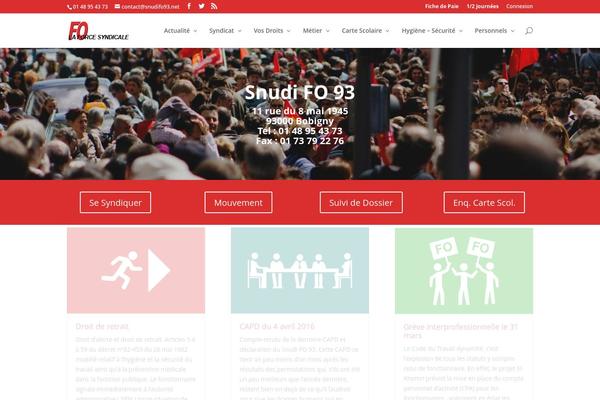 snudifo93.net site used Divi