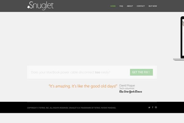 Wpex Thunder theme site design template sample