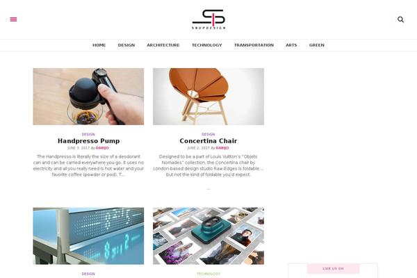 Site using WP Post Navigation plugin