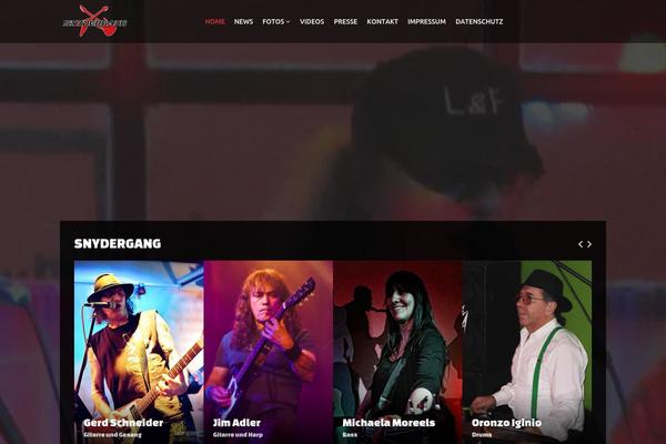 Vocal theme site design template sample