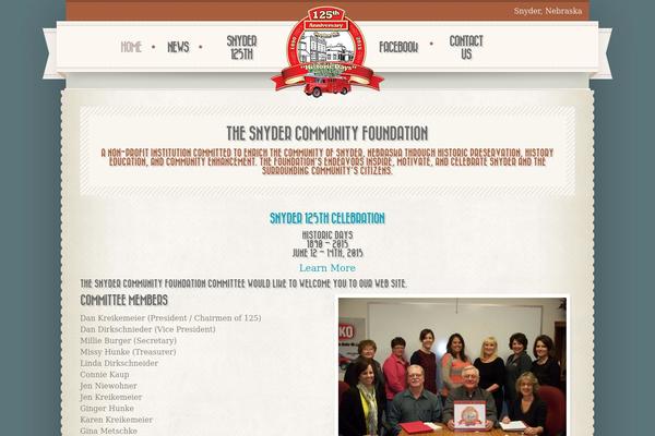 Retro theme site design template sample
