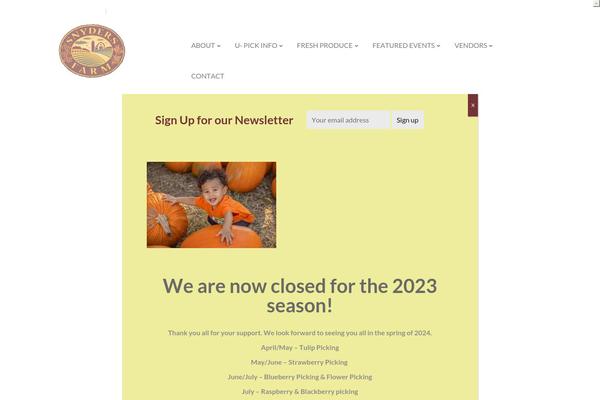 Foodfarm-child theme site design template sample