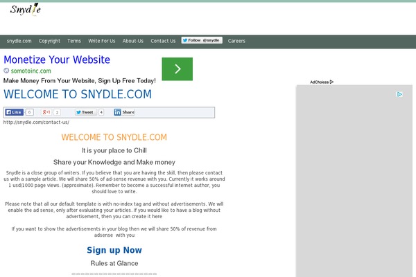 Portal theme site design template sample