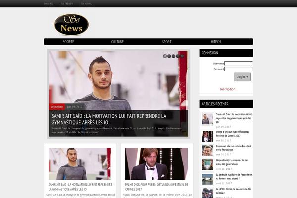 Pegasus theme site design template sample