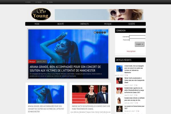 Boulevard theme site design template sample