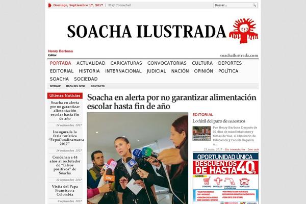 WP Newspaper theme site design template sample
