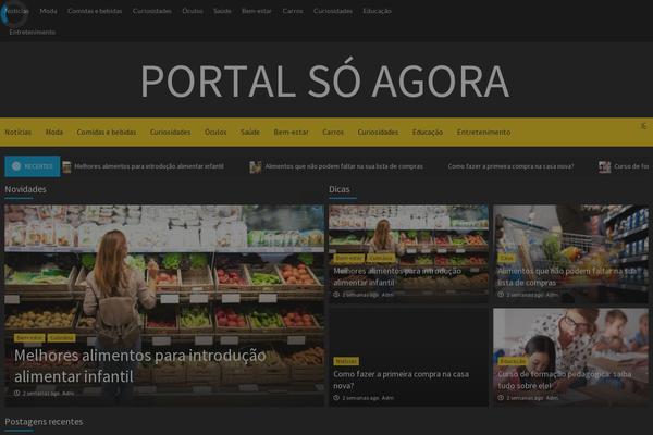 NewsCover theme site design template sample