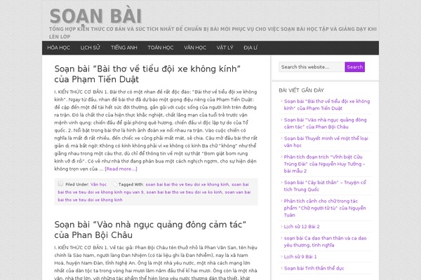 News theme site design template sample