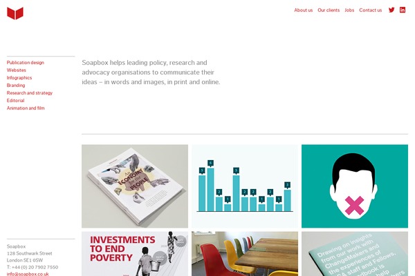 soapbox.co.uk site used Soapbox
