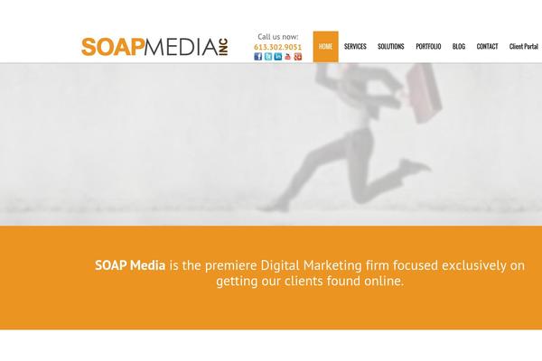 Infographer theme site design template sample