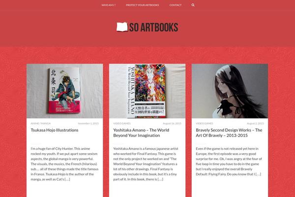 The Blog theme site design template sample
