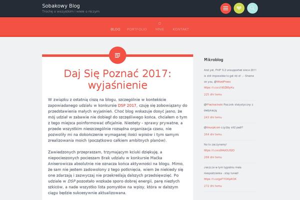 Sorbet theme site design template sample