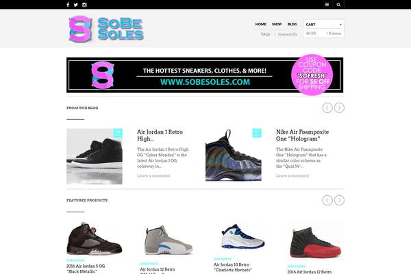 The Retailer theme site design template sample