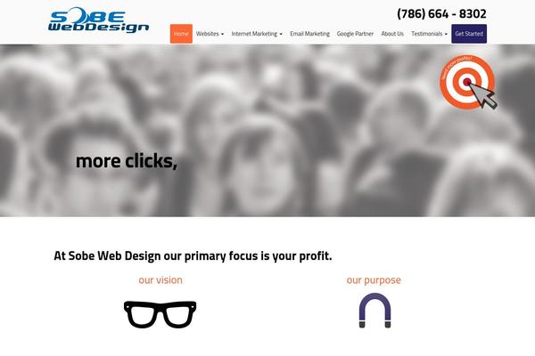 sobewebdesign.com site used Dazzling