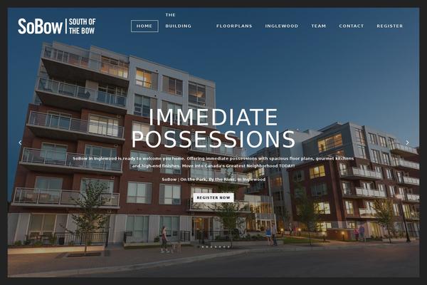 Borderland theme site design template sample