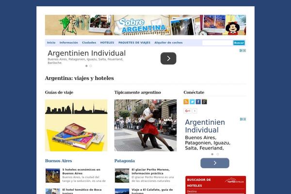 sobreargentina.com site used Wp-davinci209