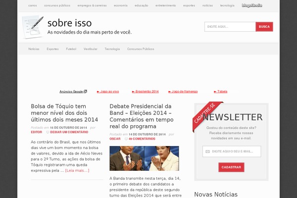 SuperNews theme site design template sample
