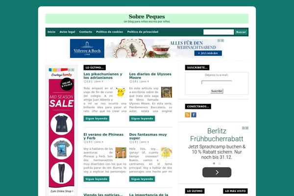 WP-Ellie theme site design template sample