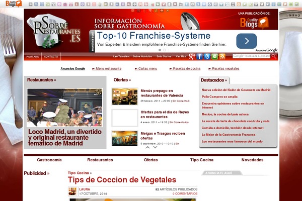 Site using Taqyeem plugin