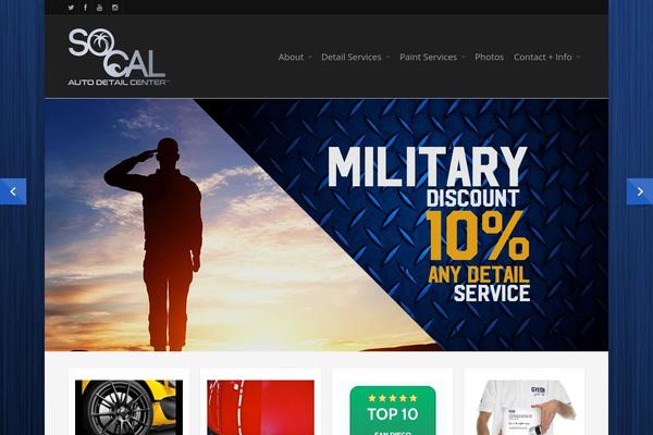 Site using Floating Social Bar plugin