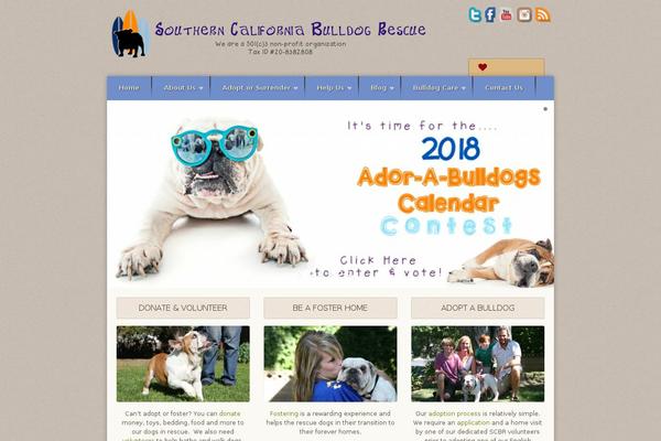 Pet-rescue theme site design template sample