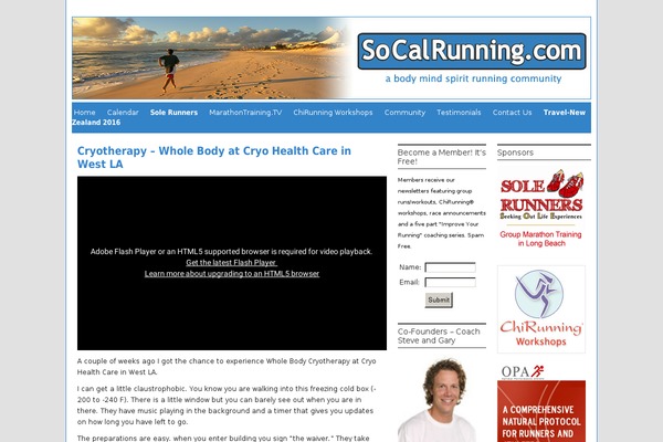 socalrunning.com site used Homeschool