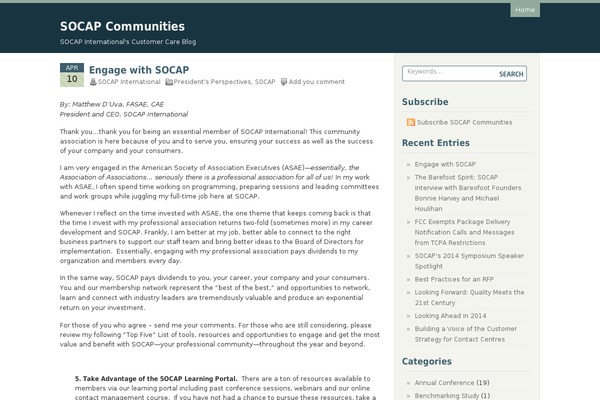 socapcommunities.org site used Coogee