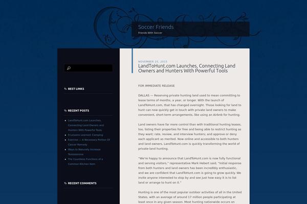 Dusk To Dawn theme site design template sample