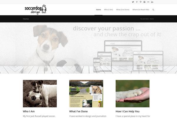 Enfold theme site design template sample