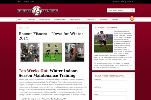 Fresh News theme site design template sample