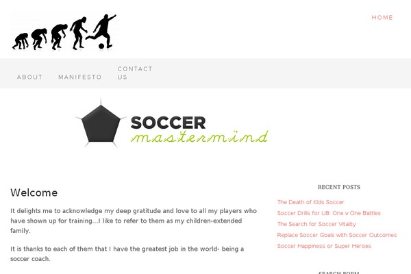 soccermastermind.com site used Beautiful Pro Theme