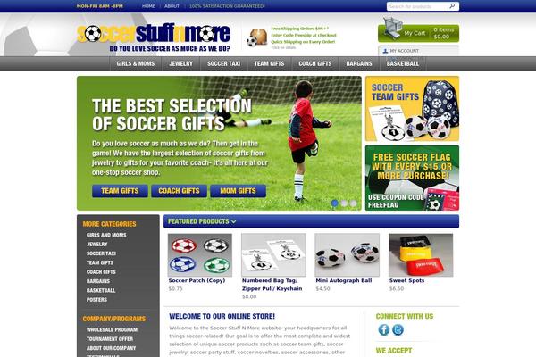 Soccer theme site design template sample