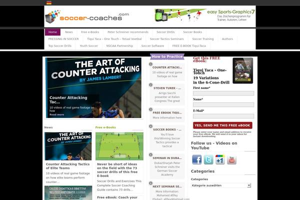 JustLanded theme site design template sample