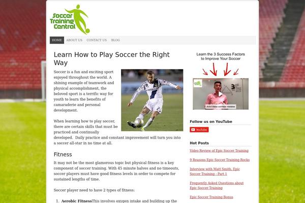 Prose theme site design template sample