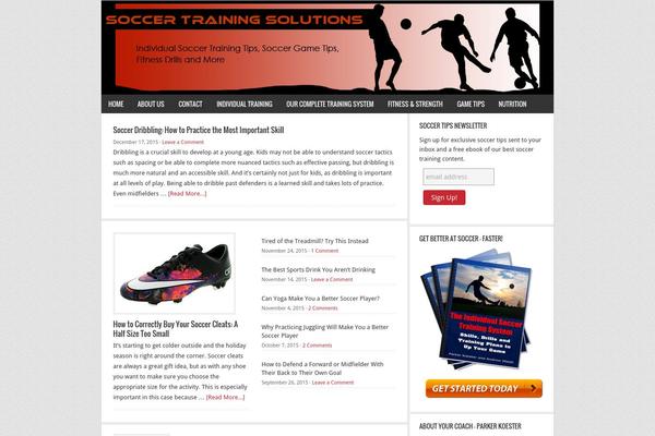 News theme site design template sample