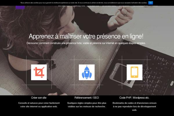 Simplicity theme site design template sample