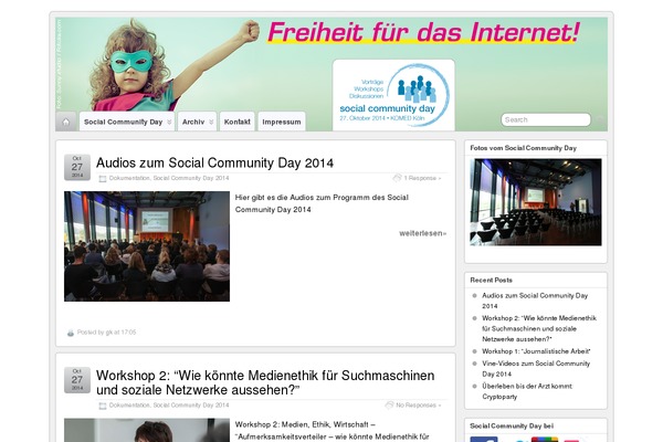 social-community-day.de site used Suffusion