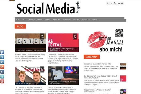 Site using Social Media Tab plugin