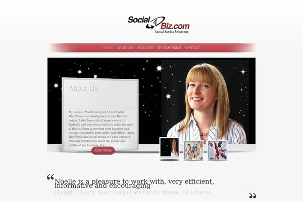SimplePress theme site design template sample